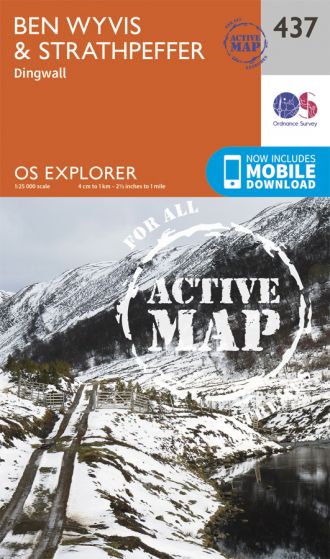 OS Explorer Active - 437 - Ben Wyvis & Strathpeffer