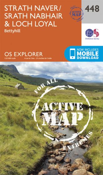 OS Explorer Active - 448 - Strath Naver & Loch Loyal