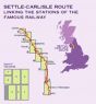 Harvey National Trail Map - Settle to Carlisle