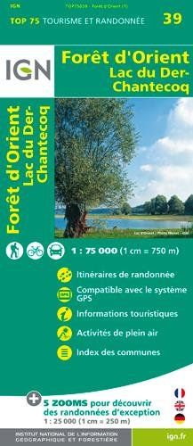 IGN Top 75 - Foret d'Orient / Lac du Der-Chantecoq