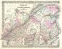 Colton Map of Canada East or Quebec (1855) Map