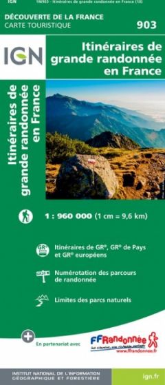 IGN Discovery Of France - Long Distance Footpaths In France (903)