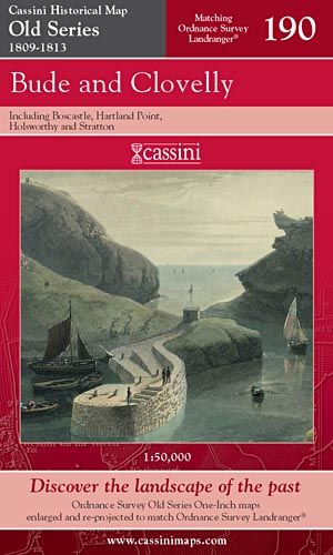 Cassini Old Series - Bude & Clovelly (1809-1813)