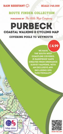 The Little Map Company - Route Finder - Purbeck (Poole - Weymouth)
