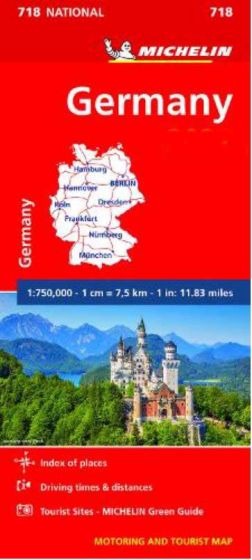 Michelin National Map - 718-Germany