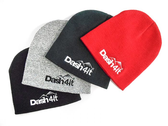 Dash4it Pull-On Beanie Hat - Black